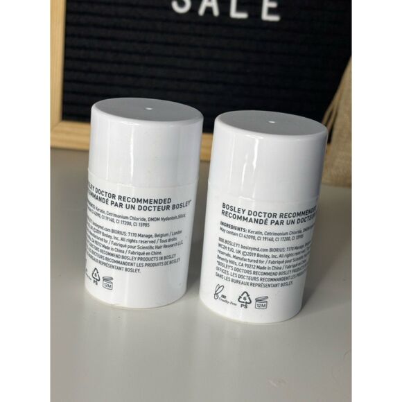 BosleyMD BosVolumize Hair Thickening Fibers BLACK BUNDLE - Picture 2 of 3